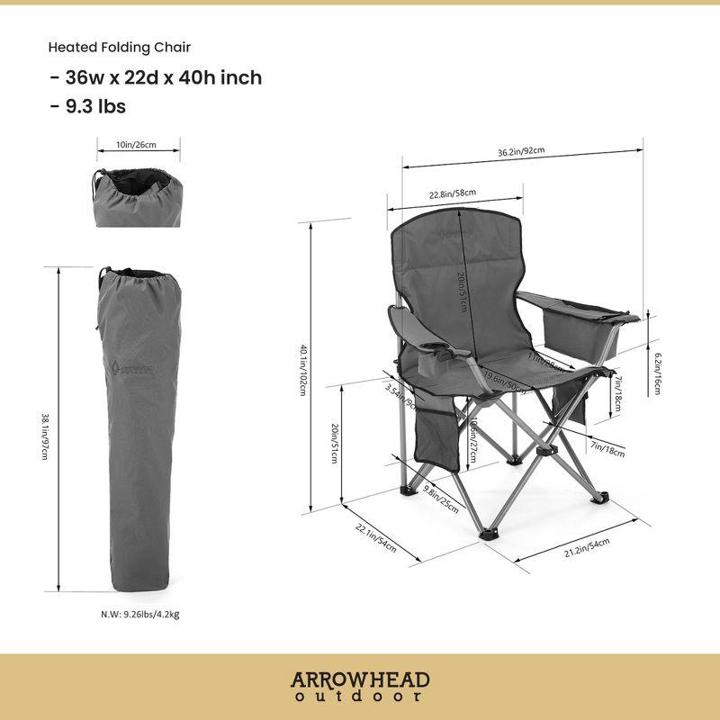 Folding Camping Chair with Cushions