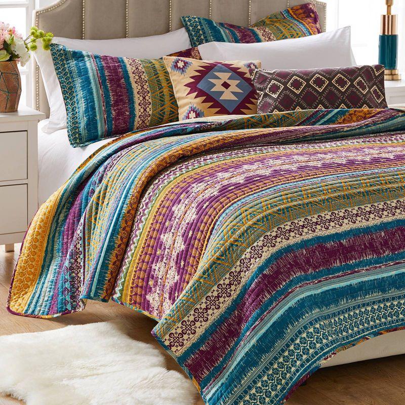 Greenland Home Fashions Southwest Quilt Set Siesta