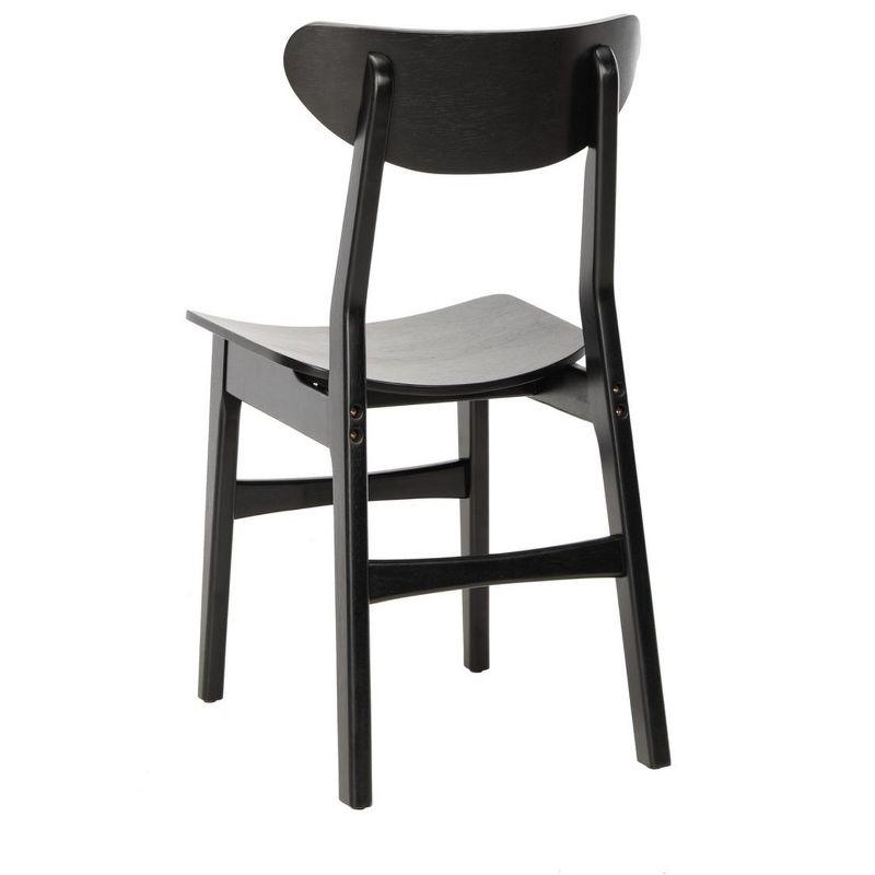 Lucca Retro Dining Chair (Set of 2) - DCH1001 - Black - Safavieh