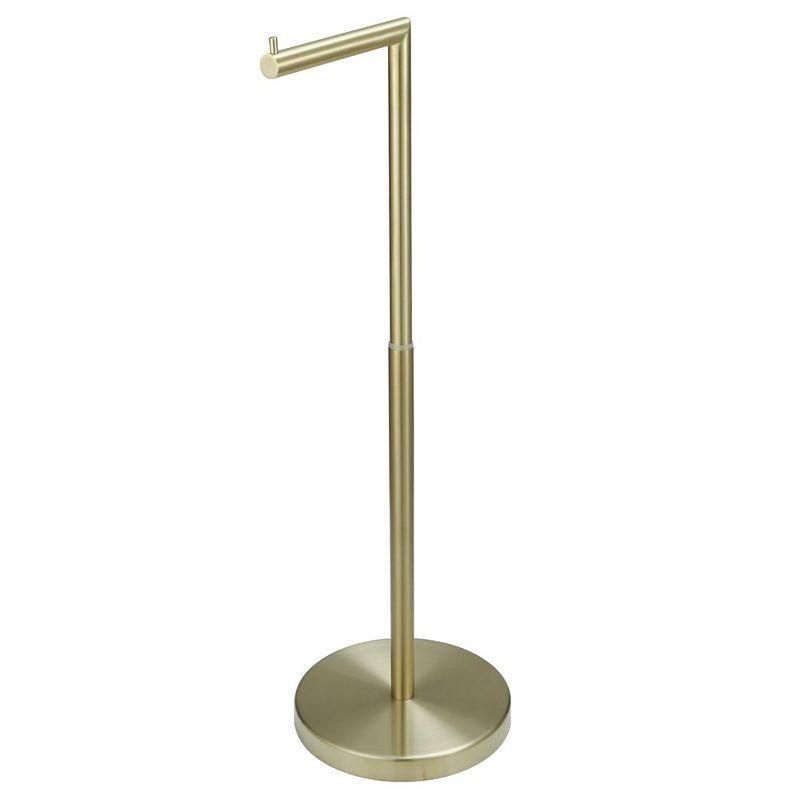 Brushed Gold Freestanding Stainless Steel Toilet Paper Holder