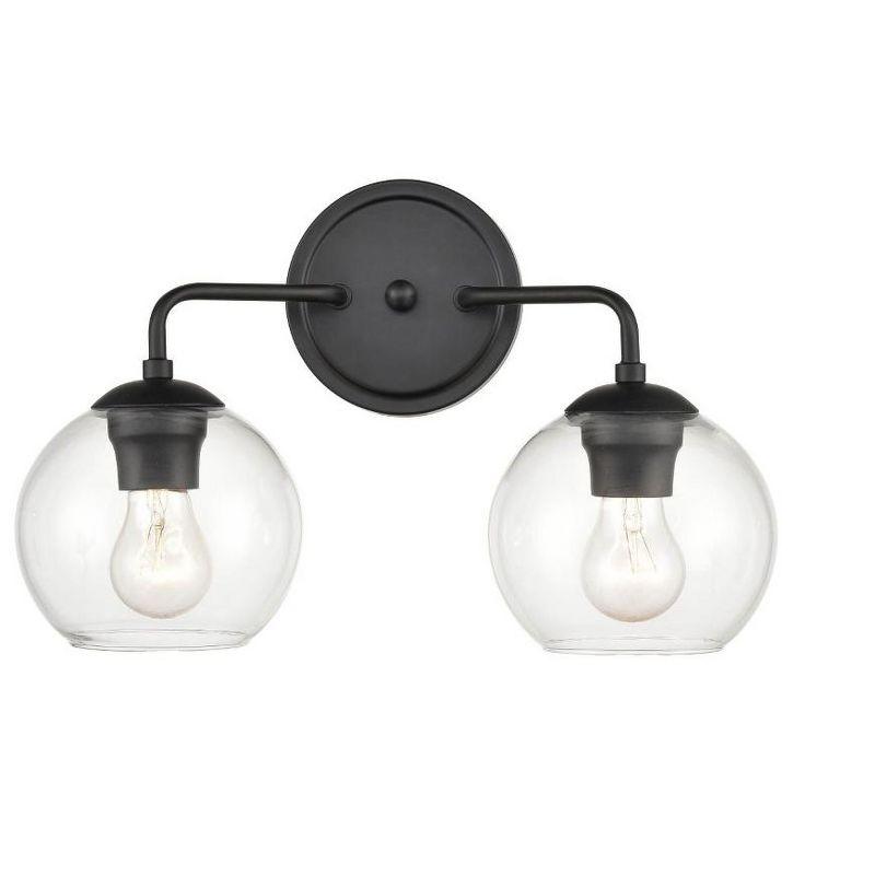 Millennium Lighting 2 - Light Vanity in  Matte Black