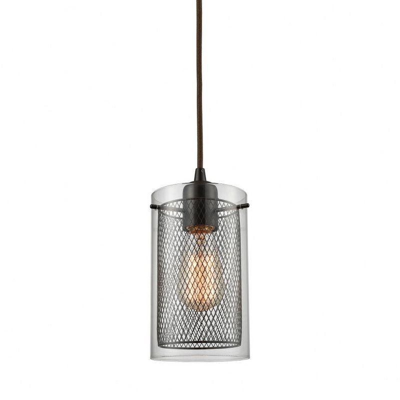 Lavenia 1 - Light Oil Rubbed Bronze Finish Single Pendant