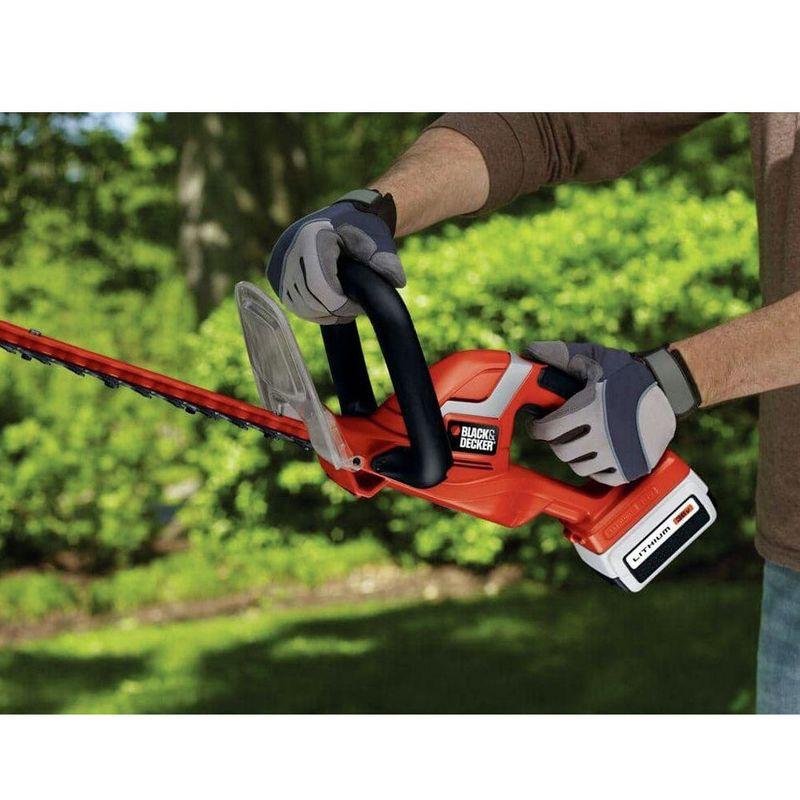Black + Decker LHT2436 40V MAX Lithium-Ion Dual Action 24 in. Cordless Hedge Trimmer Kit