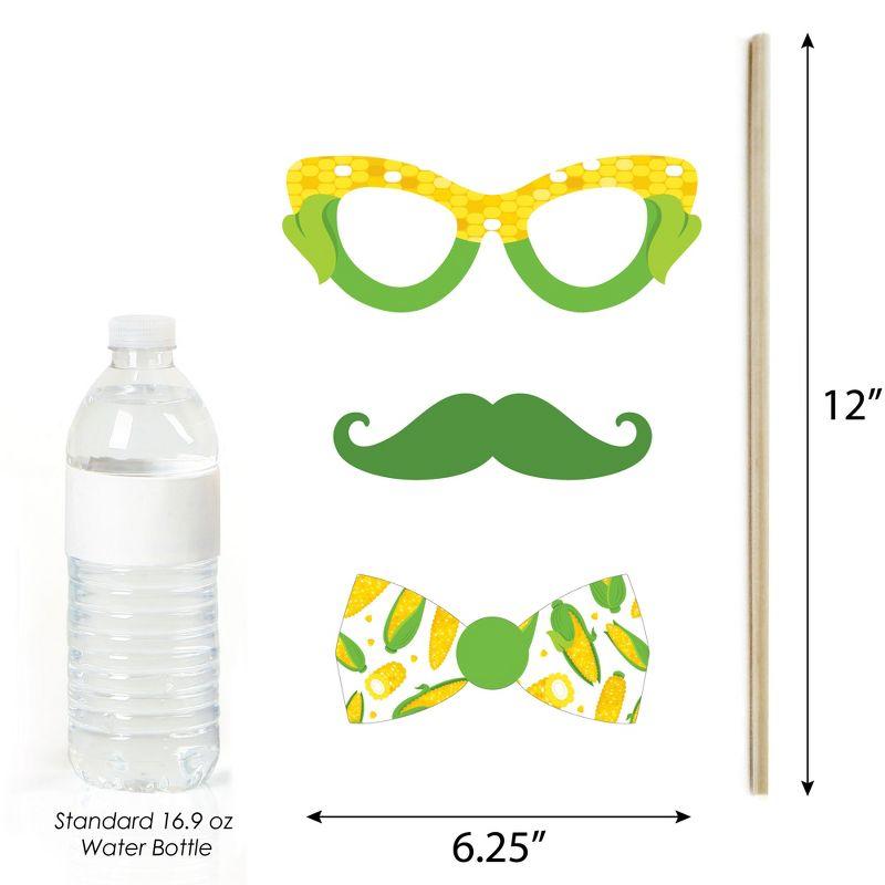 Big Dot of Happiness It's Corn - Fall Harvest Party Photo Booth Props Kit - 20 Count