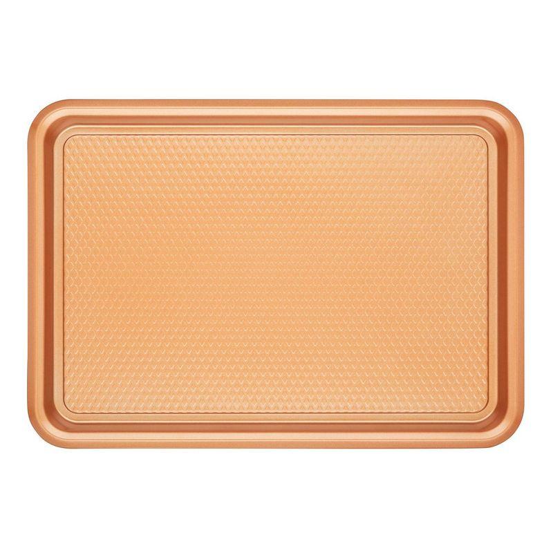 Ayesha Curry Ayesha Curry Bakeware Nonstick Cookie Pan, Loaf Pan, And Cake Pan Set, 7-Piece, Copper