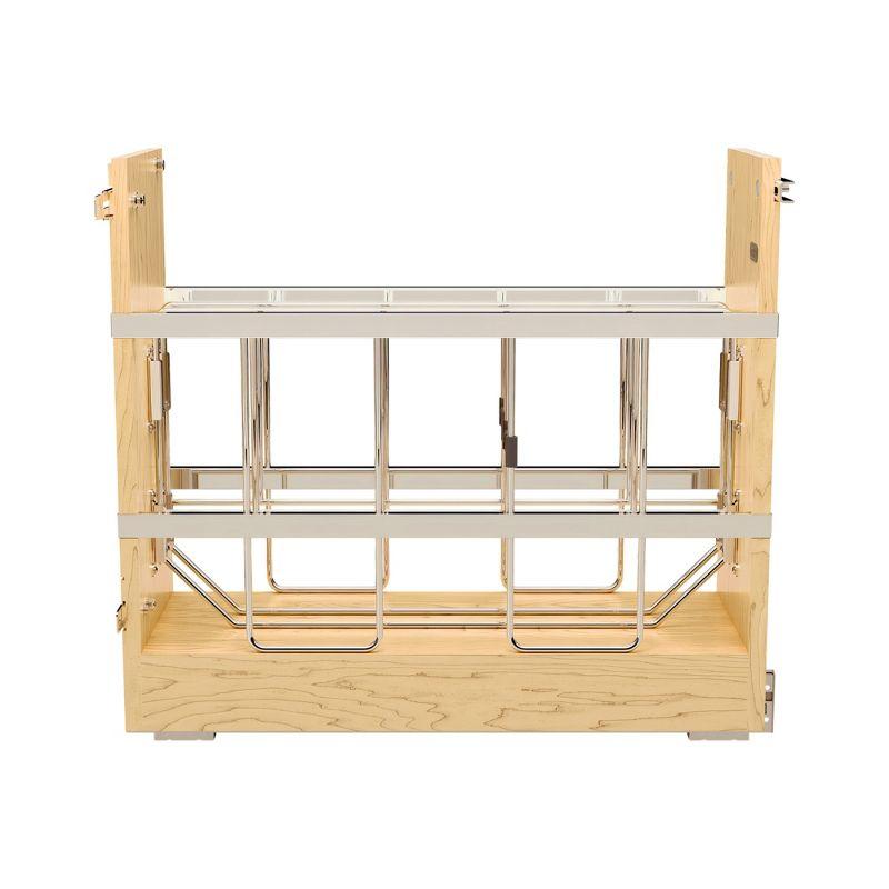 Rev-A-Shelf Rev-A-Shelf Pull Out Cabinet Organizer, Ball Bearing Soft-Close