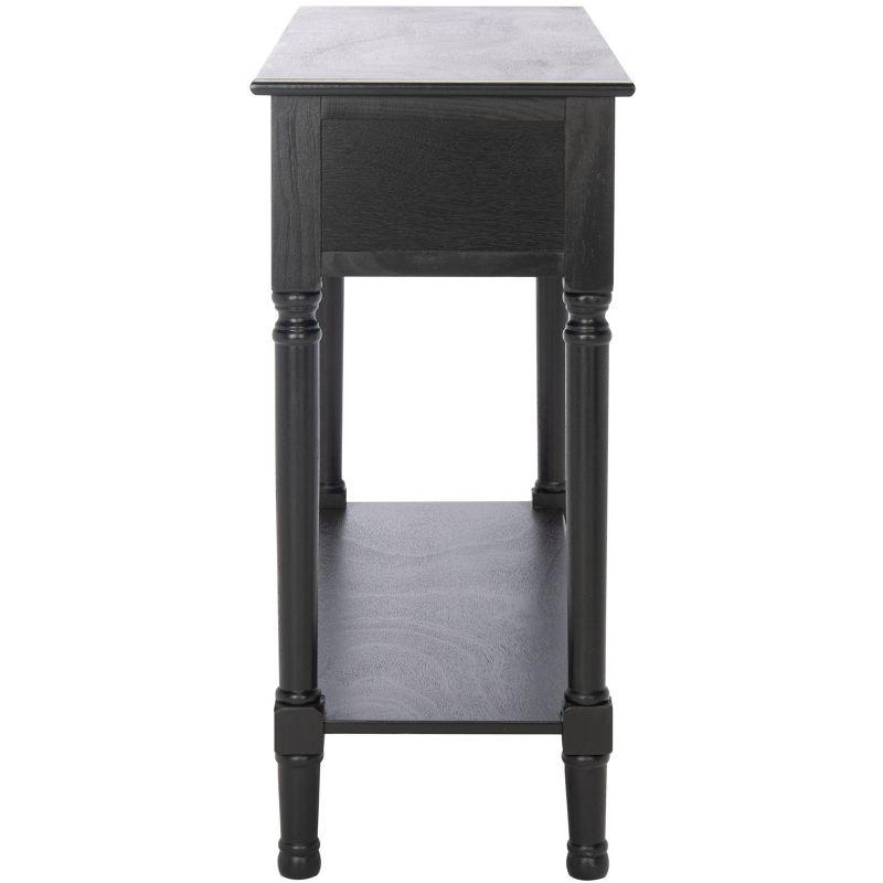 Landers 2 Drawer Console Table - CNS5710B - Black - Safavieh