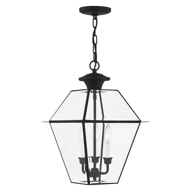Livex Lighting Westover 3 - Light Pendant in  Black