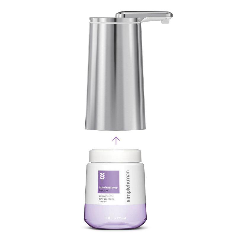 Brushed Stainless Steel Automatic Foaming Soap Dispenser