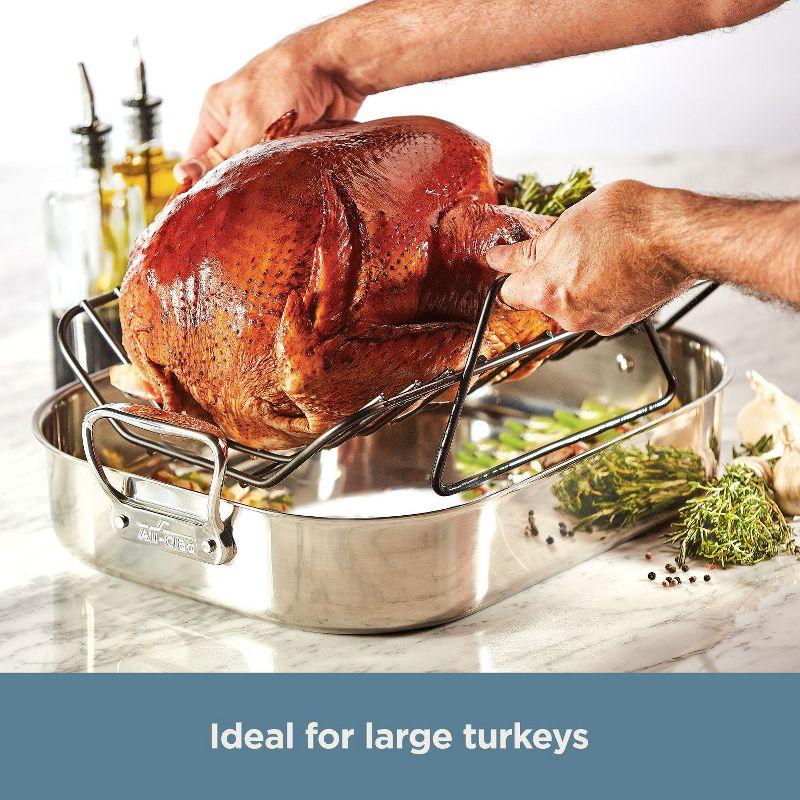All-Clad ® Stainless Steel Large 16" Roaster with Rack