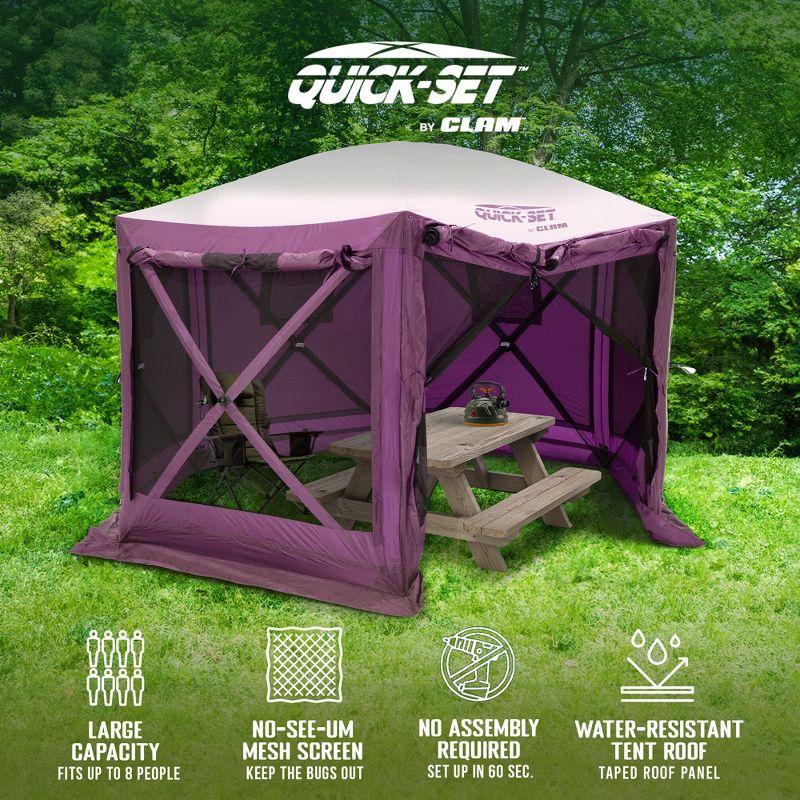 Clam CLAM Quick-Set Pavilion Portable Outdoor Canopy Shelter