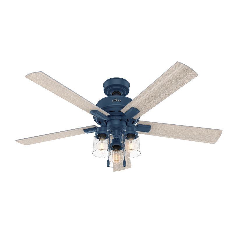 52" Hartland 5 - Blade Standard Ceiling Fan with Pull Chain and Light Kit Included