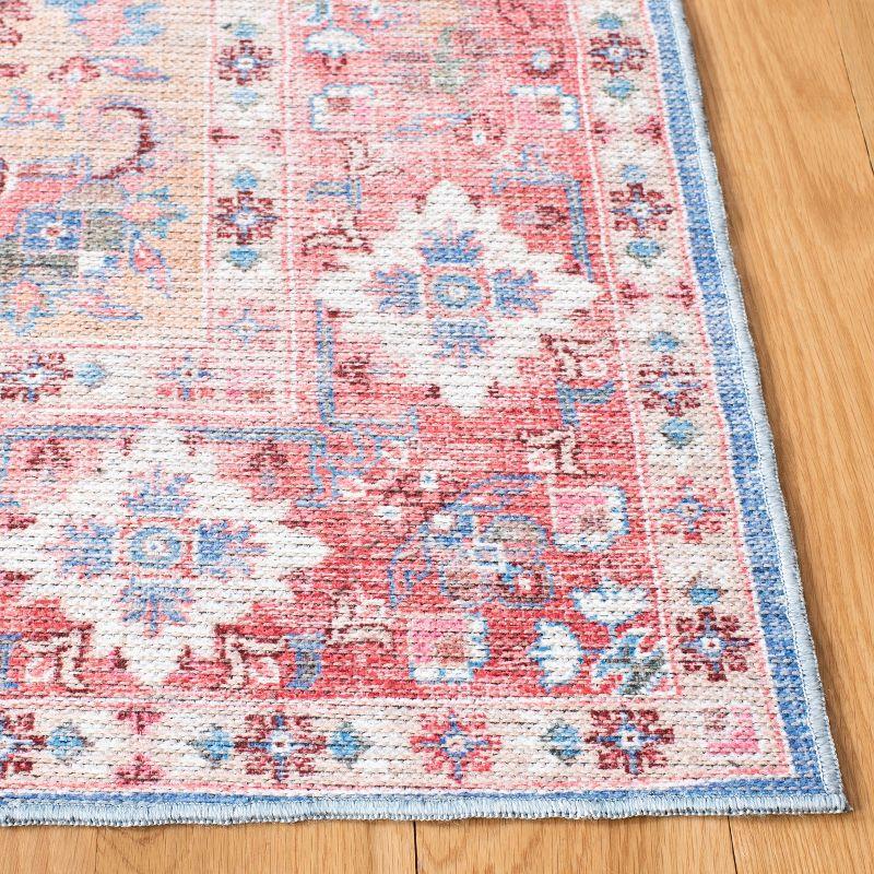 Mistana™ Chartier Oriental Blue/Rust Area Rug