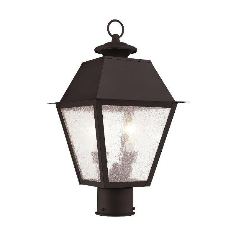 Mansfield Bronze 17" Traditional Outdoor Post Lantern