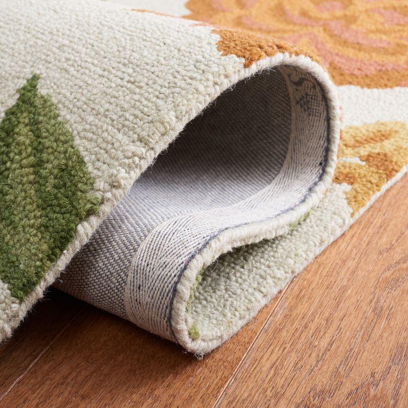 Blossom BLM788 Hand Hooked Indoor Area Rug - Ivory/Multi - 8'x10' - Safavieh