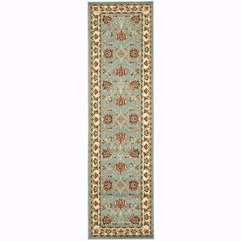 Lyndhurst LNH555 Power Loomed Runner Rug - Blue/Ivory - 2'3"x8' - Safavieh
