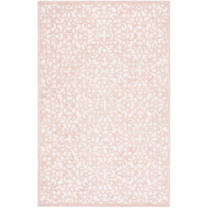 Martha Stewart Trace - MSR3513 - Indoor Hand Tufted Area Rugs - Ivory/Pink - 8'x10'