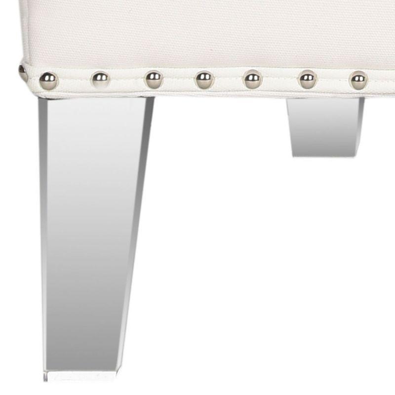 Burbank Acrylic Club Chair - MCR4214 - White/Clear - Safavieh