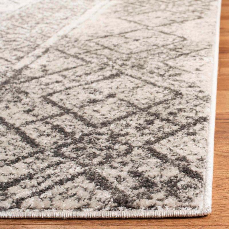 Adirondack ADR111 Machine Made Indoor Accent Rug - Silver/Black - 2'-6"x4' - Safavieh