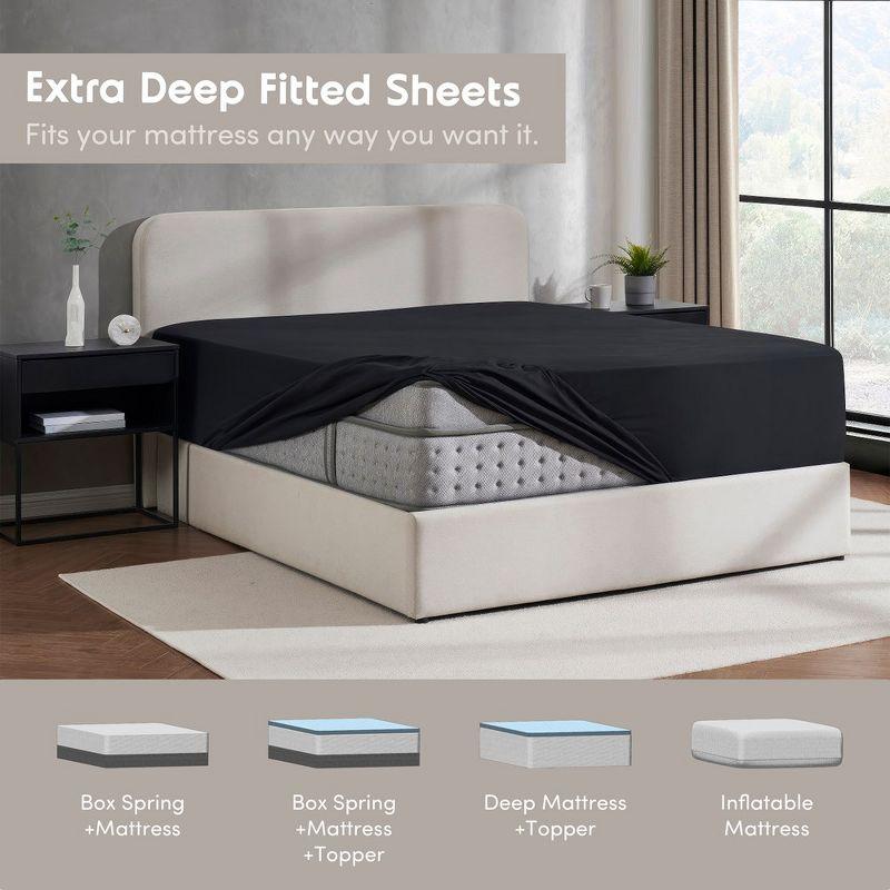 Extra Deep Pocket Solid Fitted Sheet