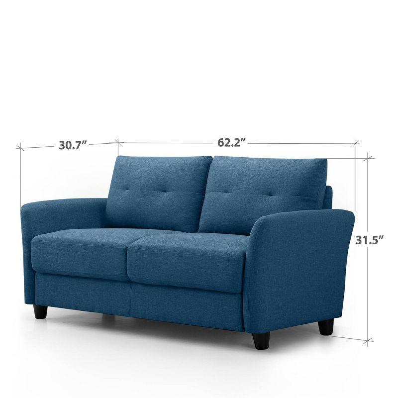 62" Ricardo Loveseat Sofa - Zinus