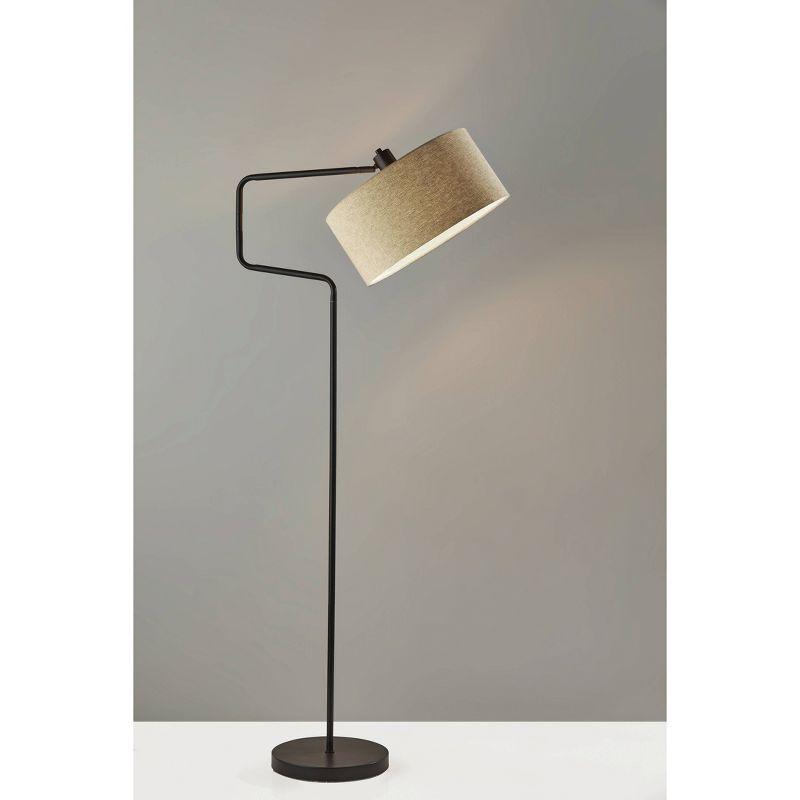 Wenham 57'' Swing Arm Floor Lamp