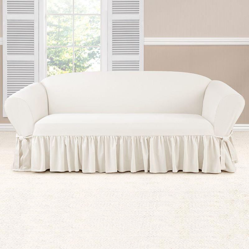Cotton Box Cushion Sofa Slipcover