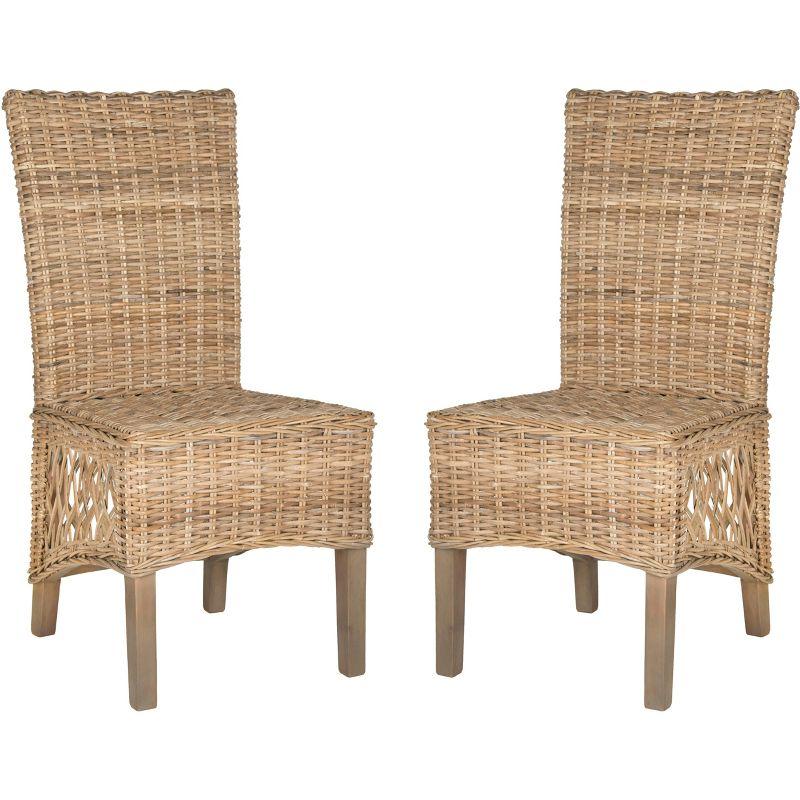 Bayou Breeze Karas Wicker Outdoor Dining Side Chair