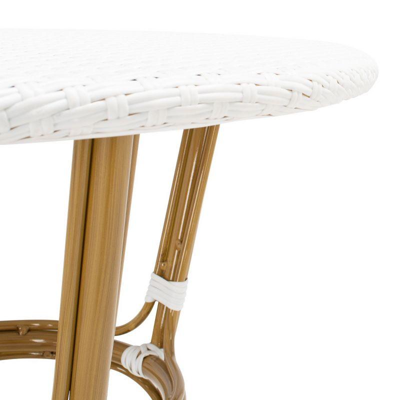 Sidford Rattan Patio Bistro Table  - Safavieh