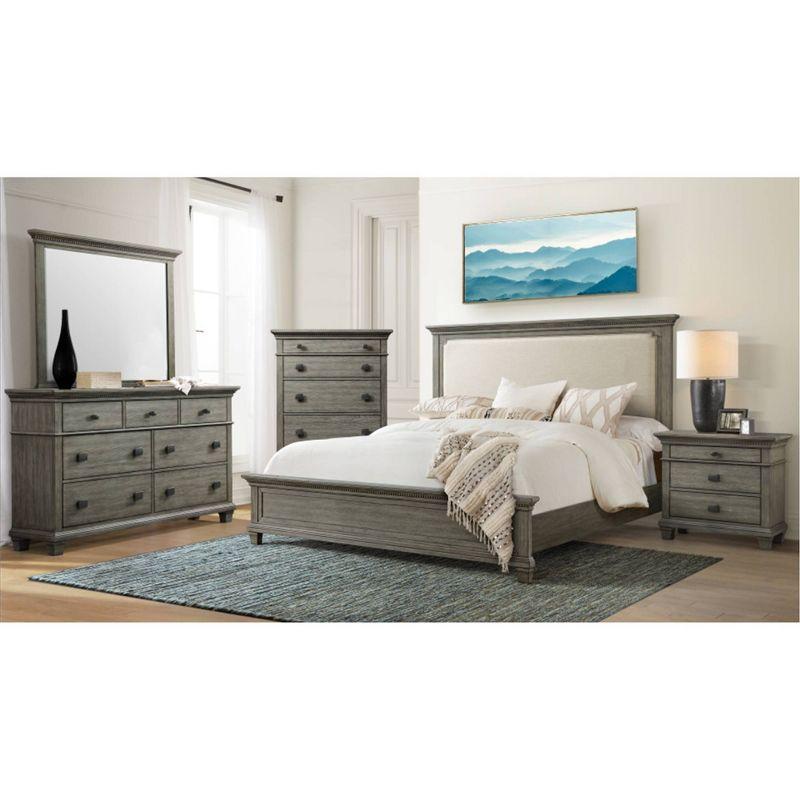 Clovis 5 Drawer Chest Gray - Picket House Furnishings