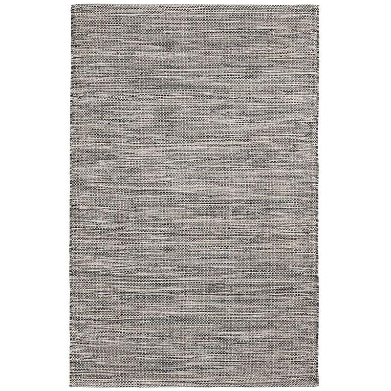 Solid Grey Handwoven Handwoven Indoor/Outdoor Rug