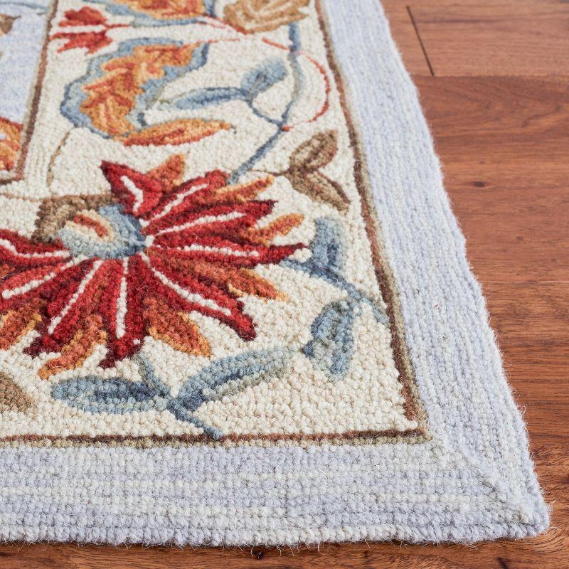 Chelsea HK141 Handmade Runner Rug - 2'6"x20' - Light Blue - Safavieh