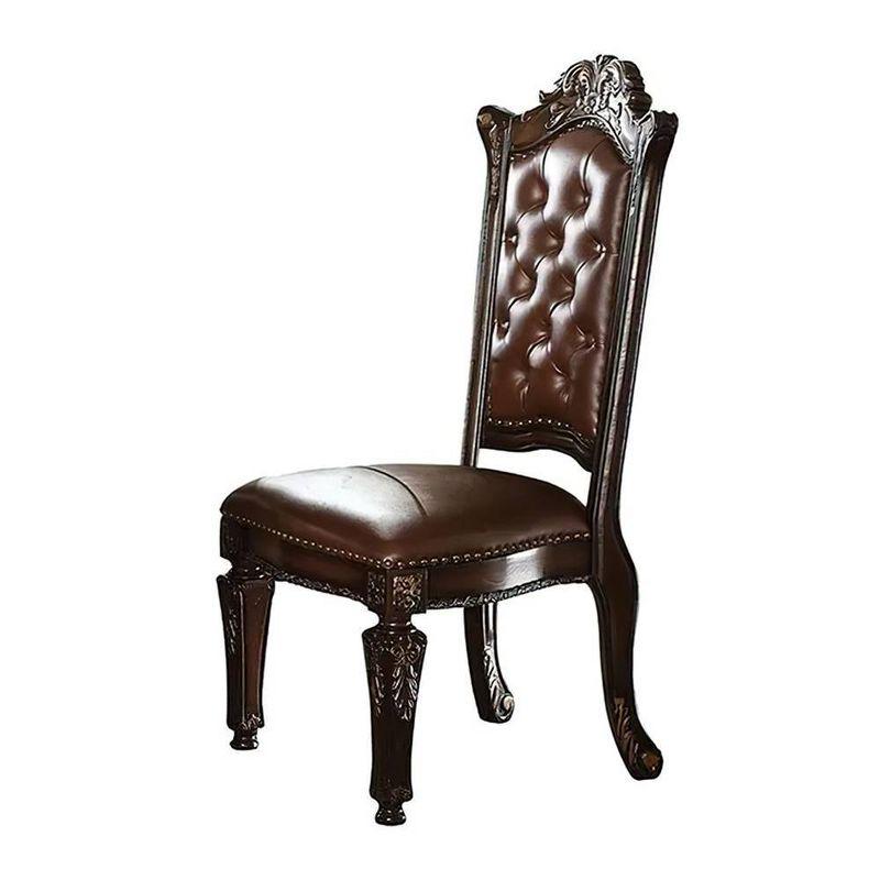 Vendome Faux Leather Upholstered Side Chair