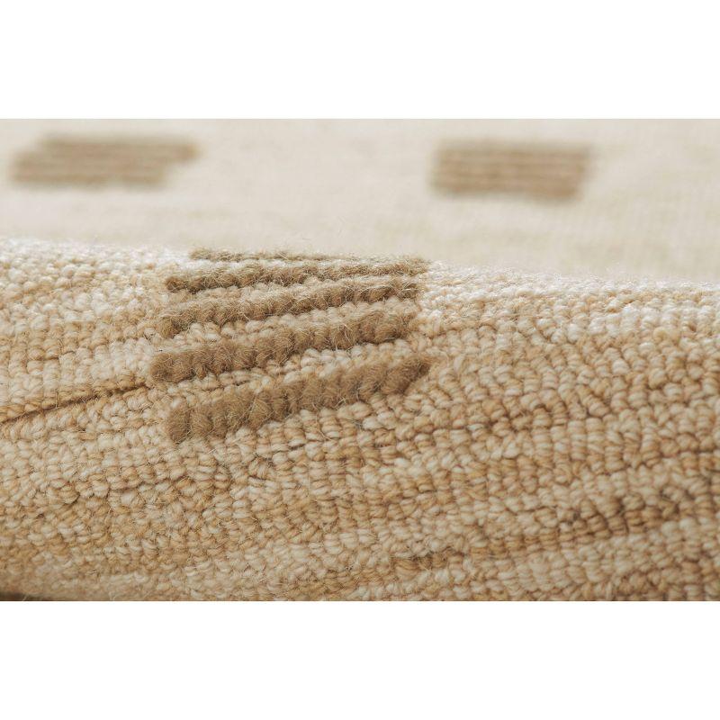 Ebba Hand-Tufted Wool Rug - Natural / 5' x 8'