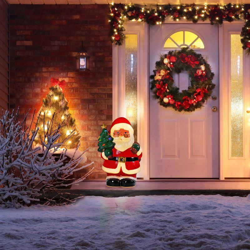 Mr. Christmas Outdoor Lit Santa Blow Mold