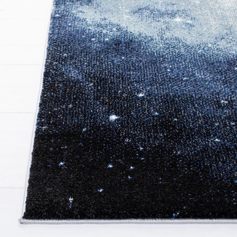 Galaxy 109 Area Rug In Blue / Ivory