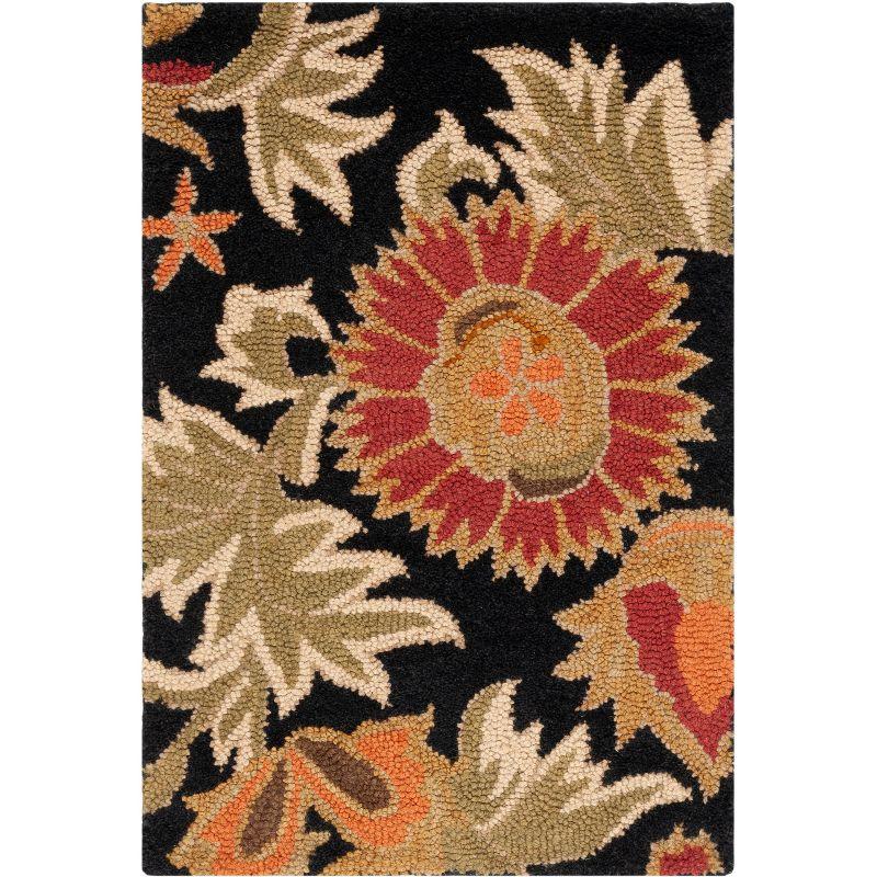 Earlee Hand Tufted Wool Floral Rug