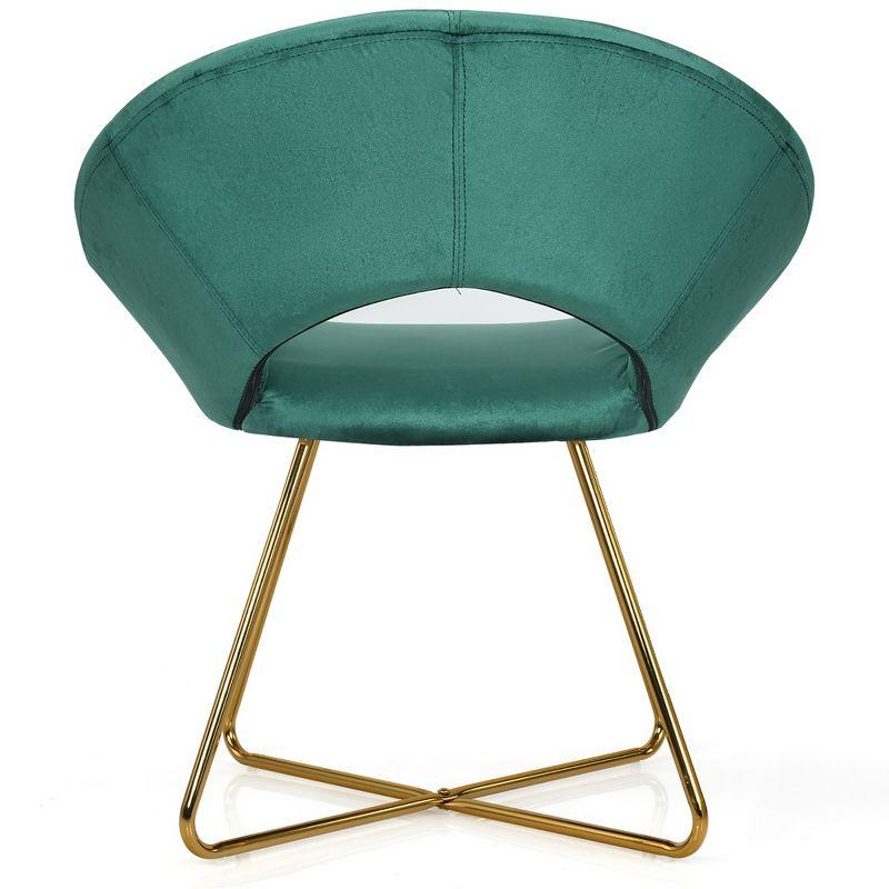 Everly Quinn 18'' H Velvet Upholstered Armchair