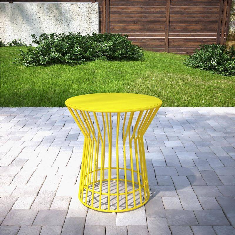 Roberta 20.08'' Metal Outdoor Side Table