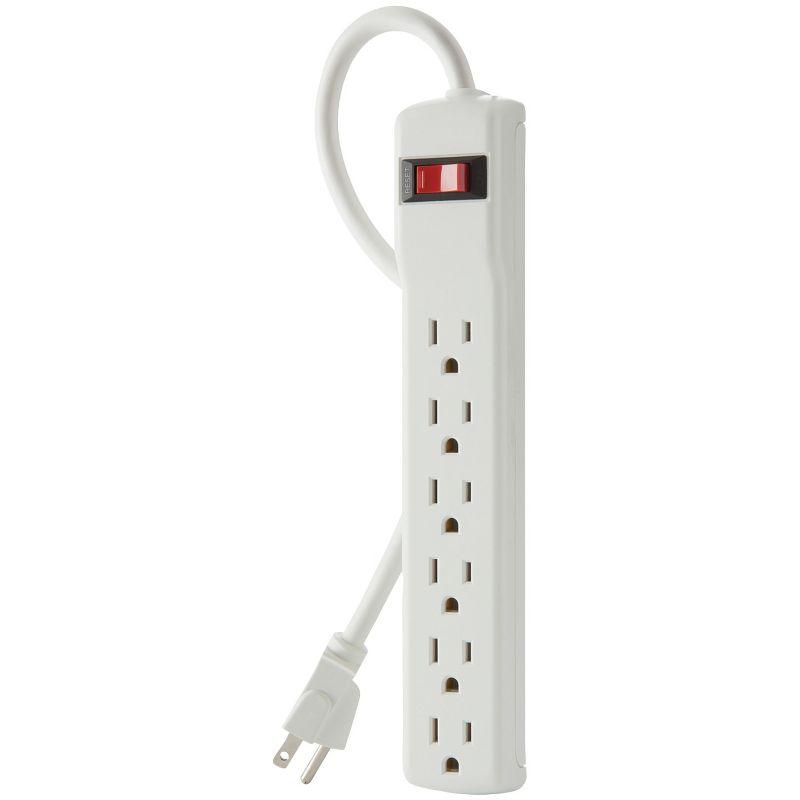 Belkin® 6-Outlet Surge Protectors, 2 pk in White