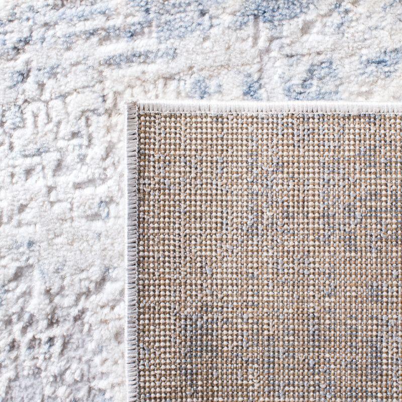 Amelia ALA700 Power Loomed Runner Rug - Ivory/Blue - 2'2"x16' - Safavieh.