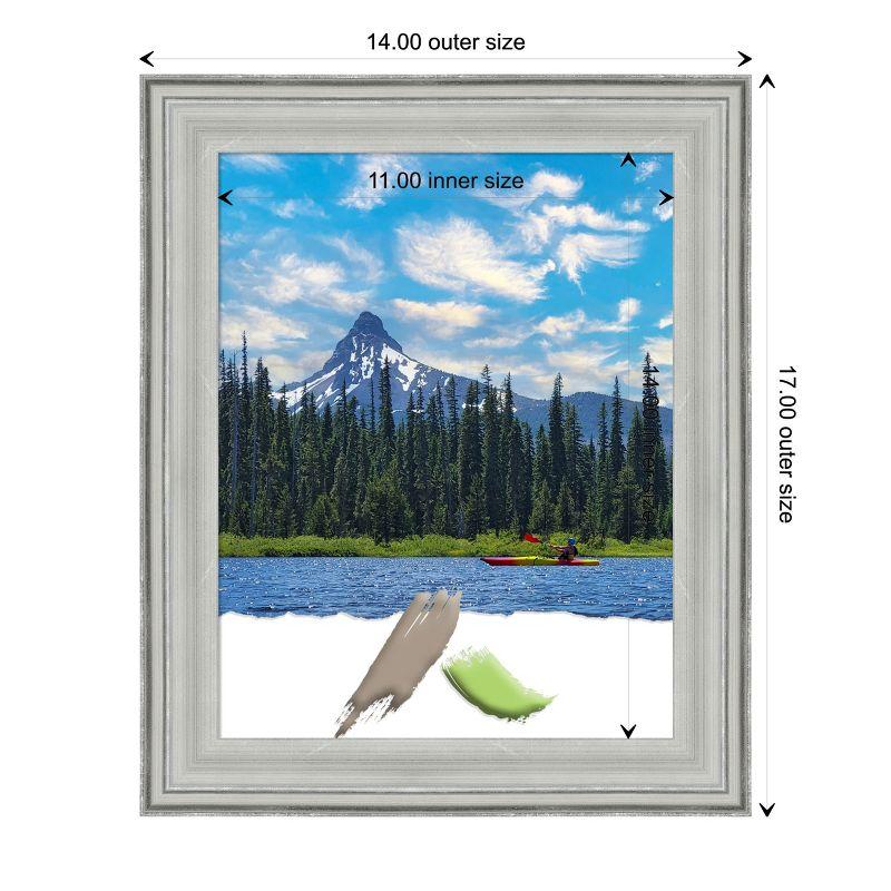 Amanti Art Bel Volto Silver Wood Picture Frame