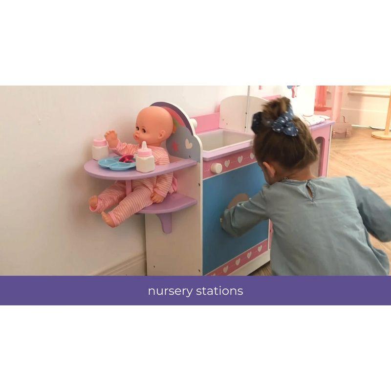 Olivia's Little World Olivia's Little World Twinkle Stars Princess Doll Closet with 3 Hangers