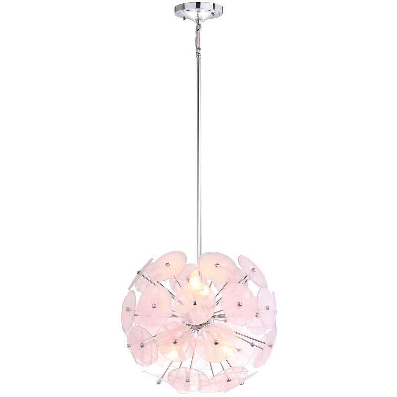 Montana 5 Light 16.5" Pendant - PND4019 - Pink - Safavieh