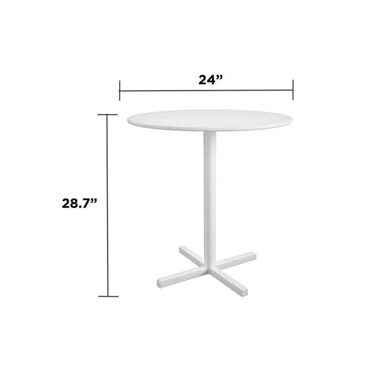 Cosco Steel Round Indoor/Outdoor Bistro Table