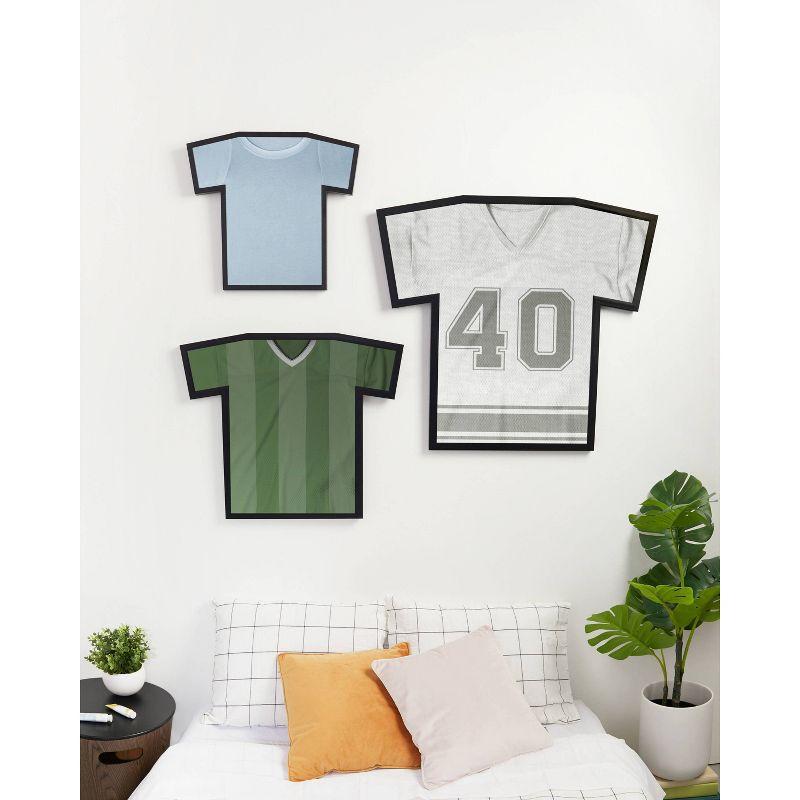 Classic Black Acrylic Wall-Mounted T-Shirt Display Frame