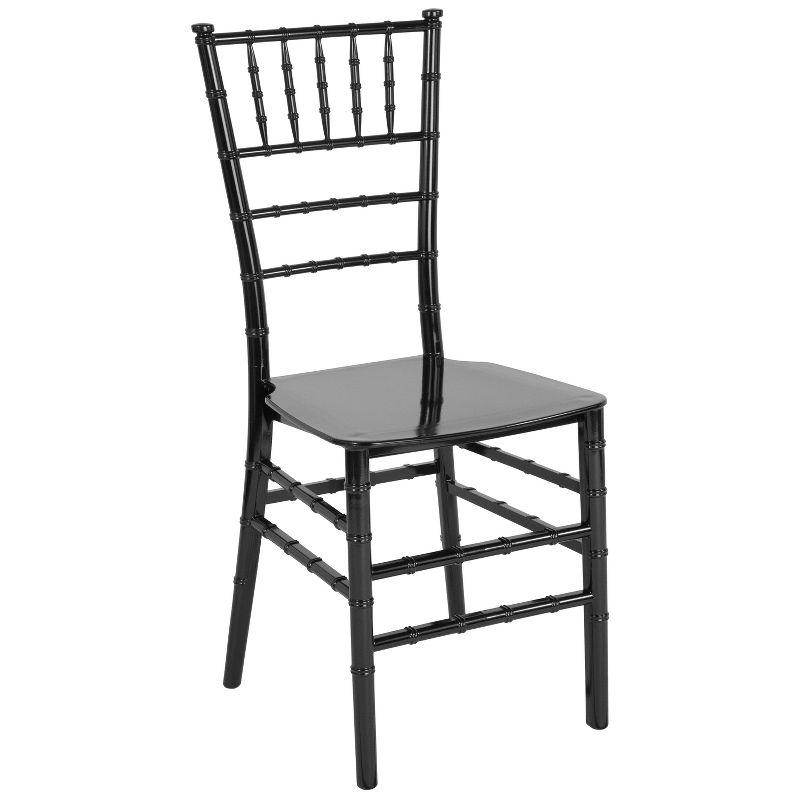 Elegant Black Resin Chiavari Event Chair