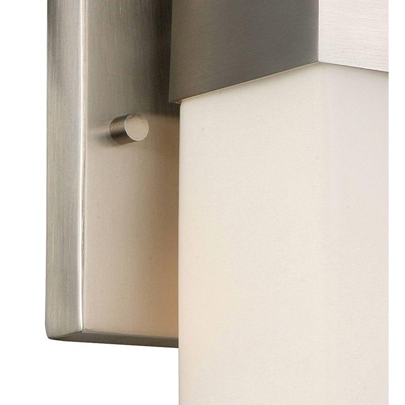 Ciara Springs Brushed Nickel 10" Dimmable Wall Sconce