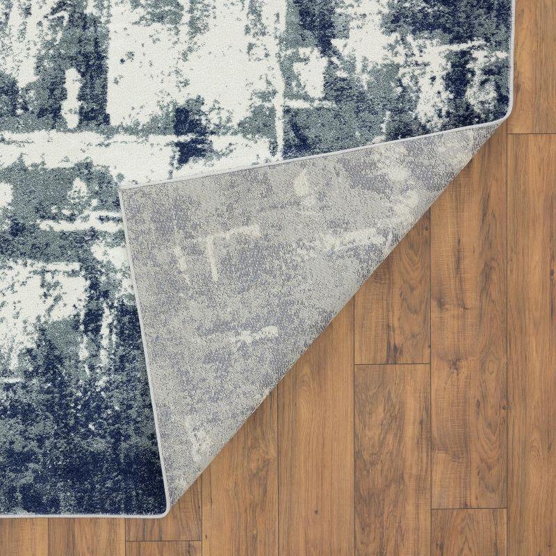 Luxe Weavers Abstract Modern Area Rug, Blue 6x9