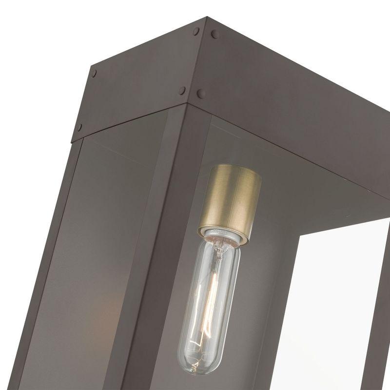 Livex Lighting Barrett 1 - Light Wall Light in  Bronze/Antique Brass